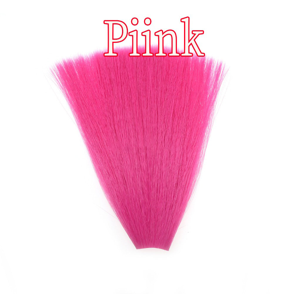 Faux Bucktail Material fly Tying Material tapered Synthetic Fiber