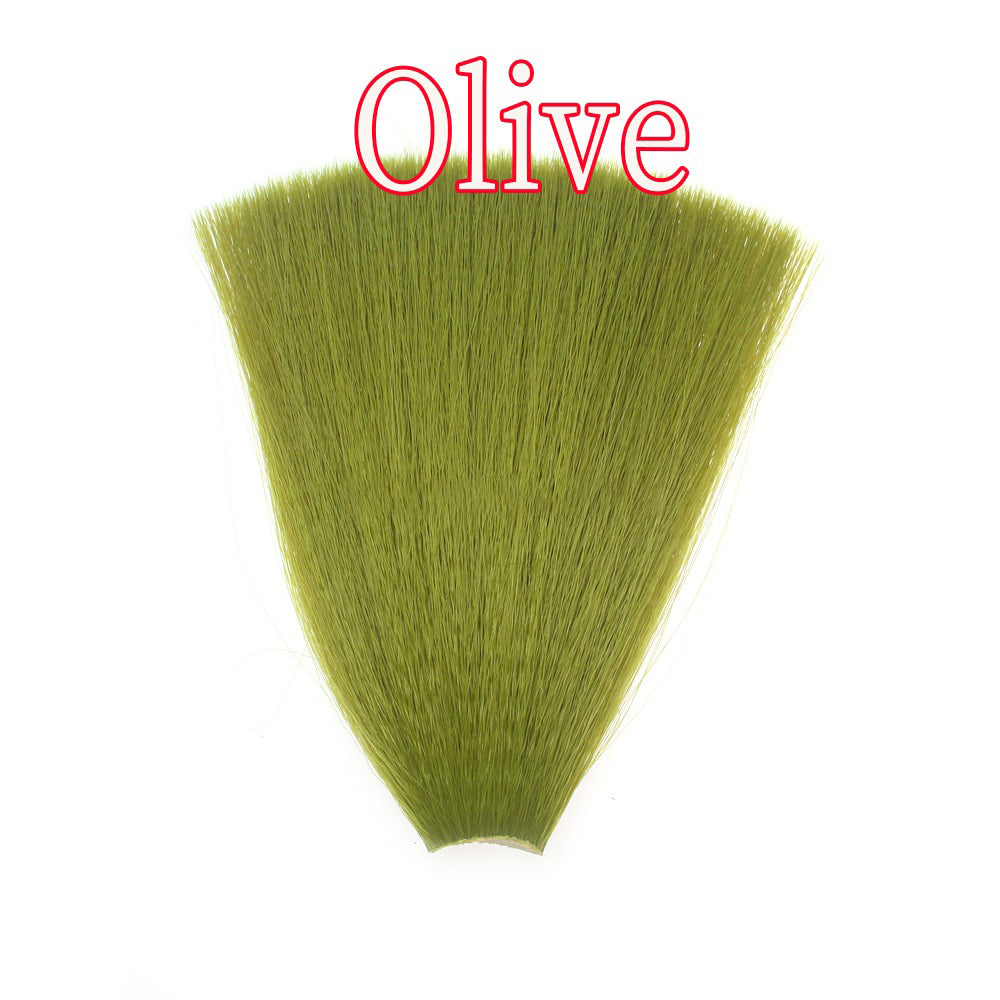 Faux Bucktail Material fly Tying Material tapered Synthetic Fiber