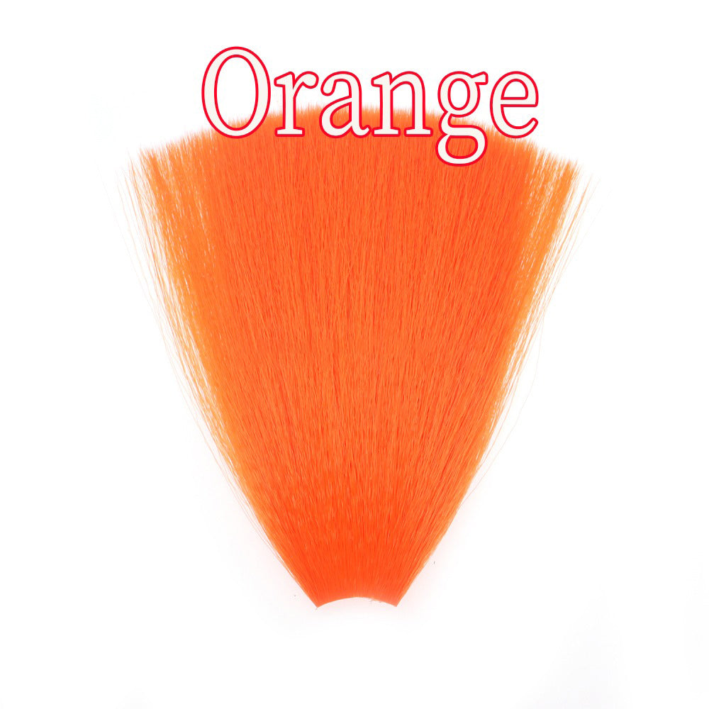 Faux Bucktail Material fly Tying Material tapered Synthetic Fiber
