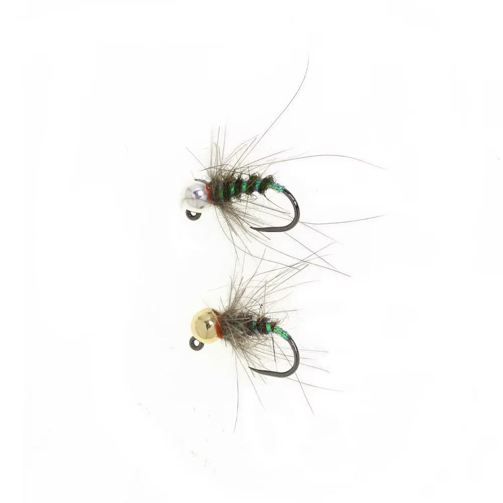Tungsten Beadhead Cdc Jig Nymph Fly Wet Euro Nymph Barbless Jig Hook