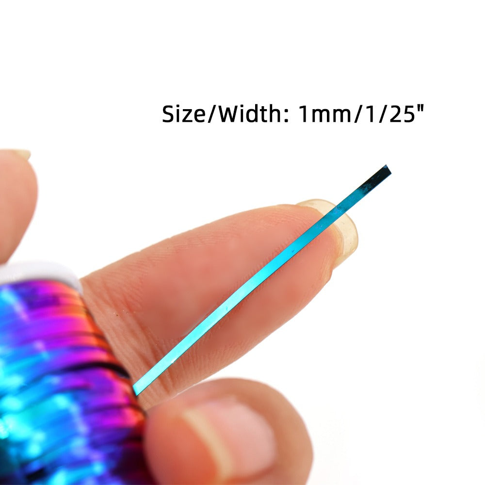 1 mm Flat Mylar Wire for Dry/Wet Nymphs