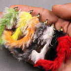 Faux Rabbit Strip Zonker Strip For Fishing Flies Making Jigs Mice Zonker Fly Tigging Material
