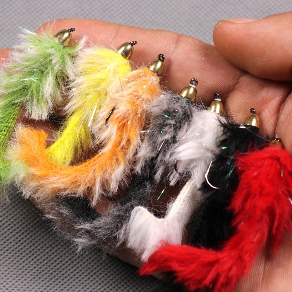 Faux Rabbit Strip Zonker Strip For Fishing Flies Making Jigs Mice Zonker Fly Tigging Material