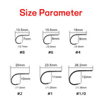 Saltwater Big Streamer Fly Hook wide Gap Fishing Hook For Tying Finesse