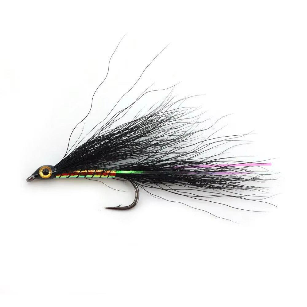 Baitfish-Style Epoxy 3D Eye Bucktail Streamer Hook