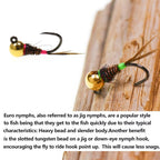 Euro Nymph Jig Nymph Pheasant Tail freshwater Fish Fishing Lure