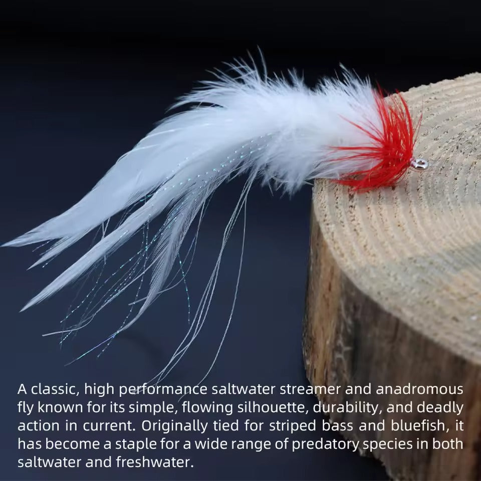Rooster Hackle Seaducer Streamer Fly