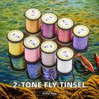 Fly Fishing Lure Material plastic Tinsel Material