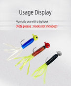 Soft Plastic Lure tube Bait Crappie plastic Worm Baits For Freshwater Pan Fish Trout pvc Crappie Lure river Fishing Lure