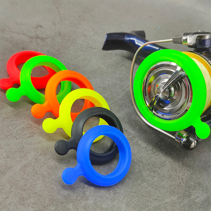 Silicone Fishing Tackle Accessory Spinning Reel Protector Spool Mouth Anti-Collision Modification Line Stopper