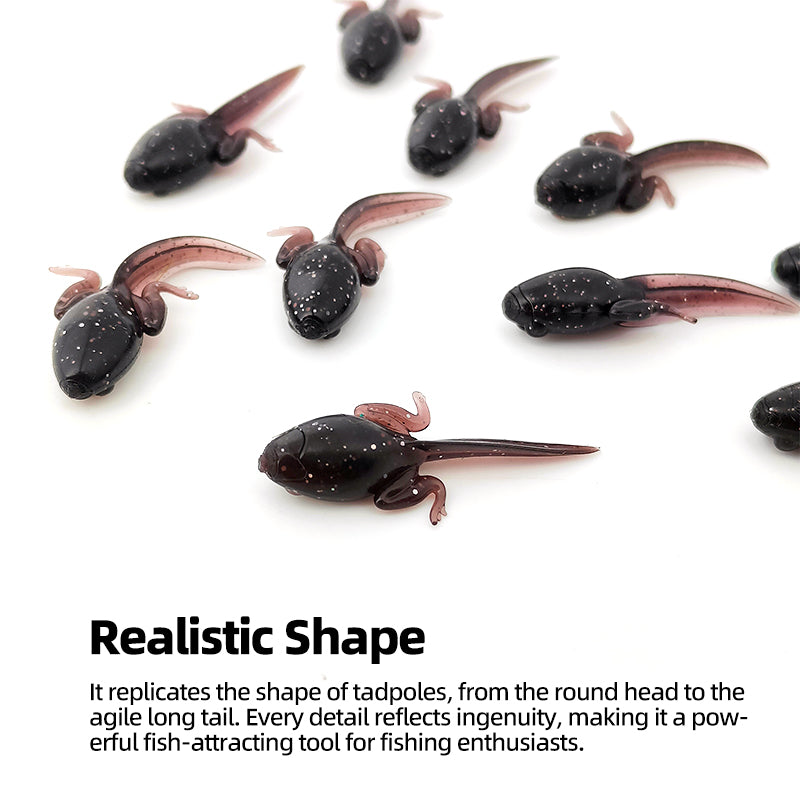 TPE Material Lifelike Tadpole Soft Bait for Lure and Fly Fishing