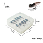 TPE Material Lifelike Tadpole Soft Bait for Lure and Fly Fishing