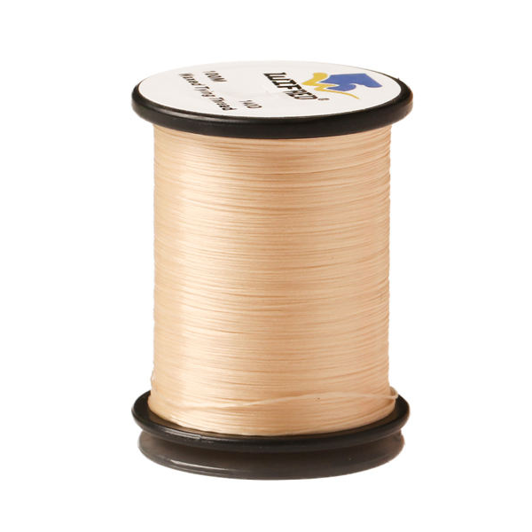 Wifreo 140D nylon fly tying thread in beige, 100m single spool