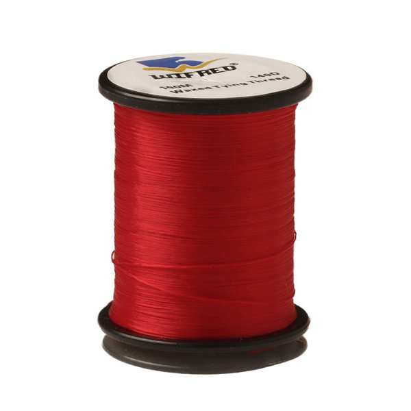Wifreo 140D nylon fly tying thread in burgundy, 100m single spool