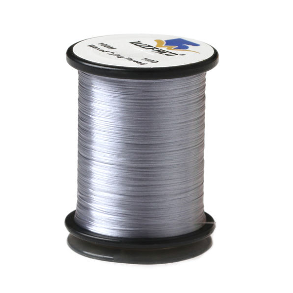Wifreo 140D nylon fly tying thread in grey, 100m single spool