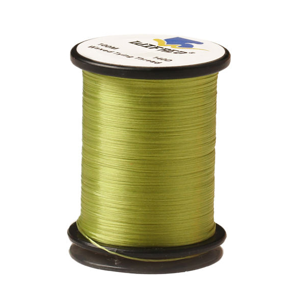 Wifreo 140D nylon fly tying thread in olive, 100m single spool