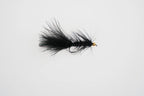 Black Woolly Bugger streamer fly from the WIFREO assortment