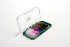 Open WIFREO Woolly Bugger streamer fly box viewed from an angle