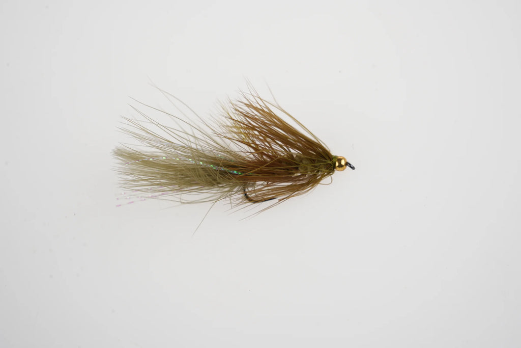Olive Woolly Bugger streamer fly from the WIFREO assortment