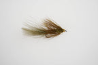 Olive Woolly Bugger streamer fly from the WIFREO assortment