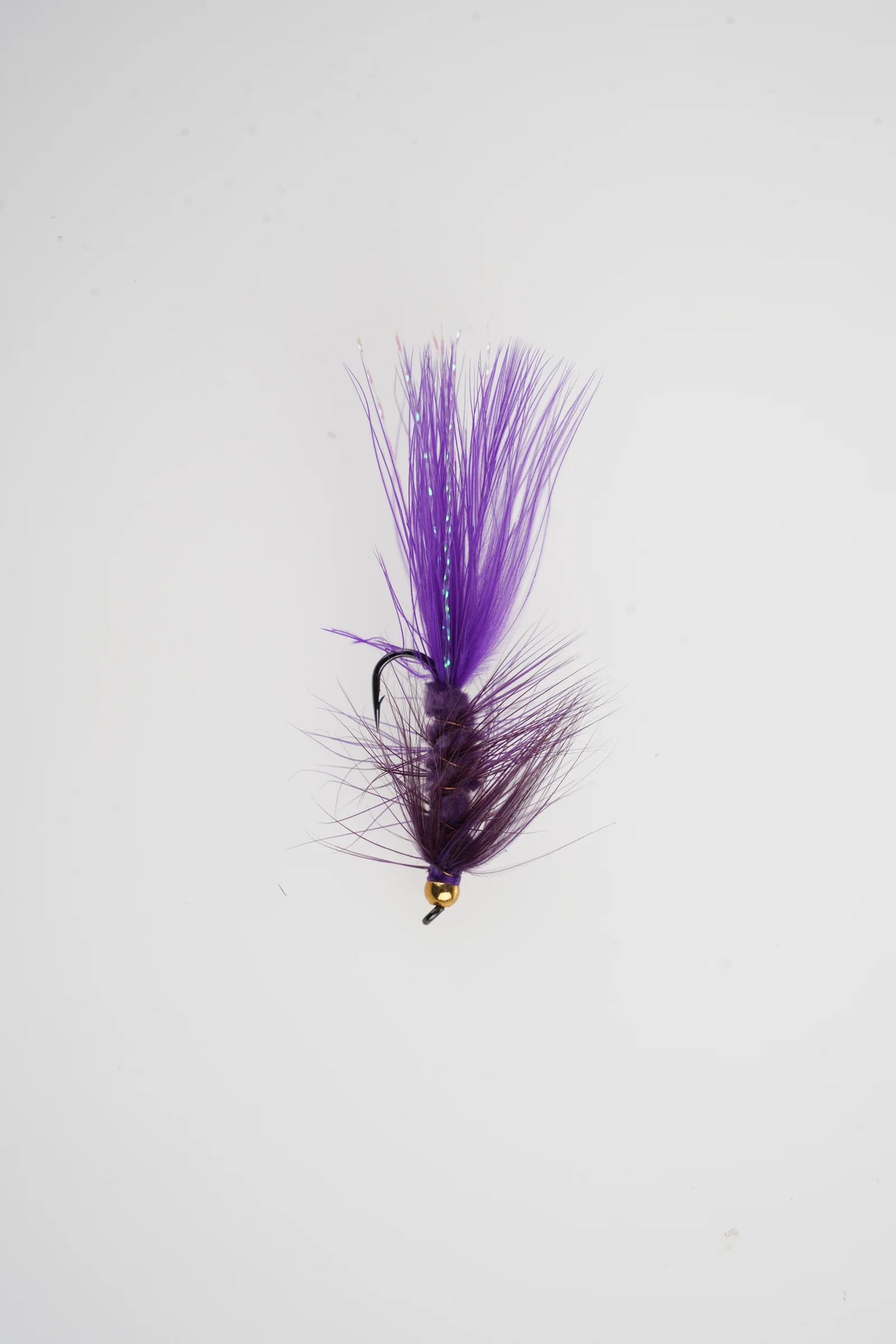 Purple Woolly Bugger streamer fly from the WIFREO assortment