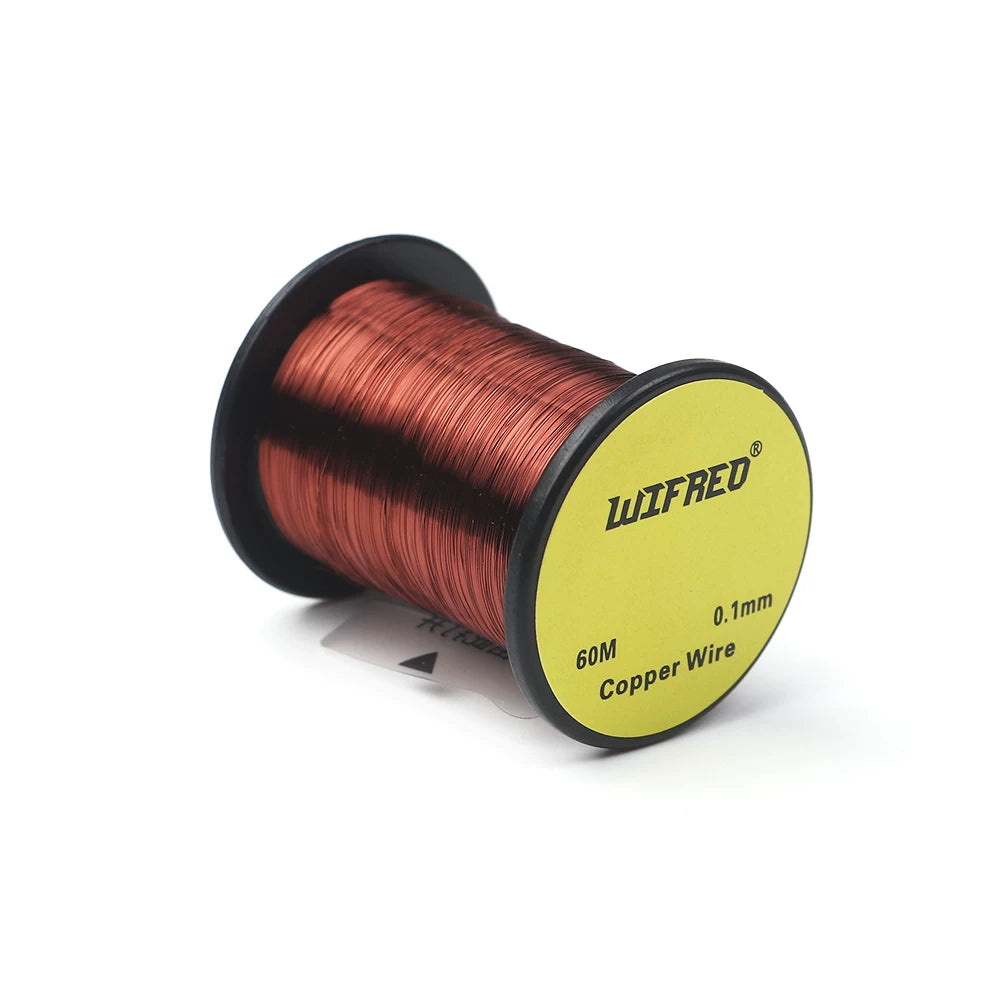 WIFREO 0.1mm copper wire, 60m single spool, 11 Red Brown