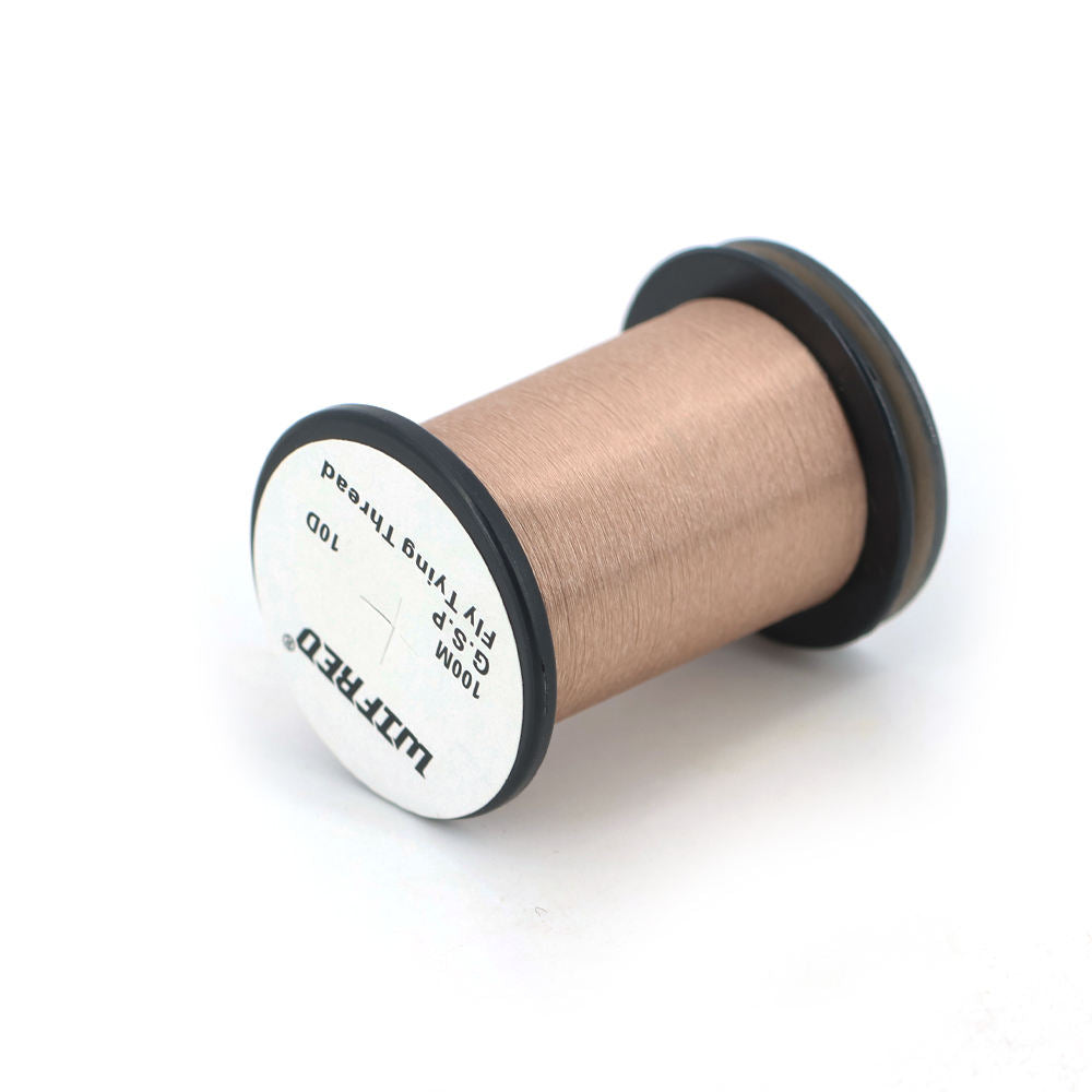 WIFREO 10D GSP fly tying thread in Light Brown, 100m single spool