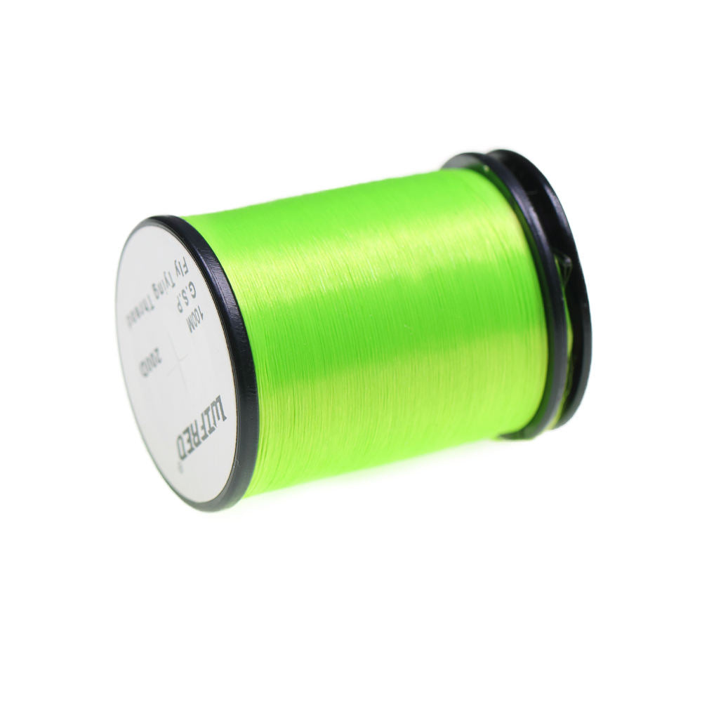 WIFREO 200D GSP fly tying thread in Chartreuse, 100m single spool