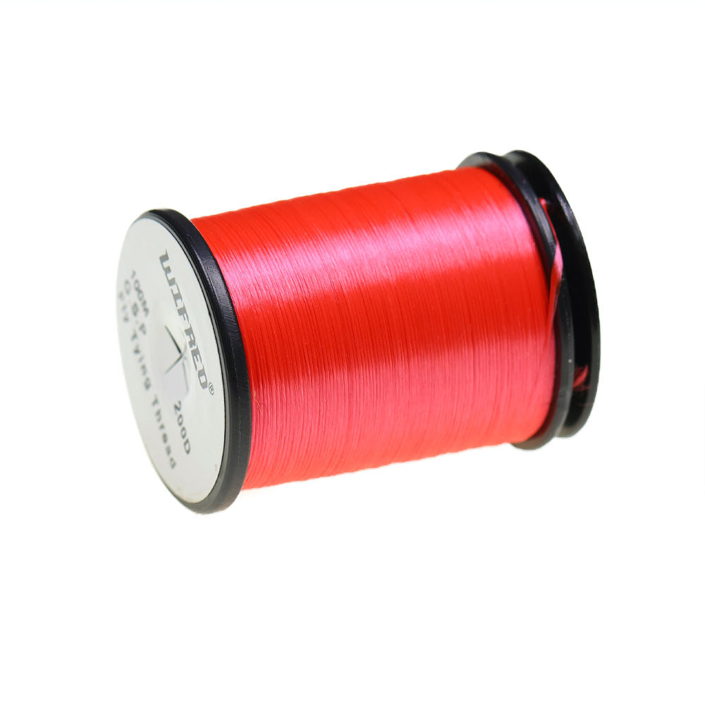 WIFREO 200D GSP fly tying thread in Red, 100m single spool