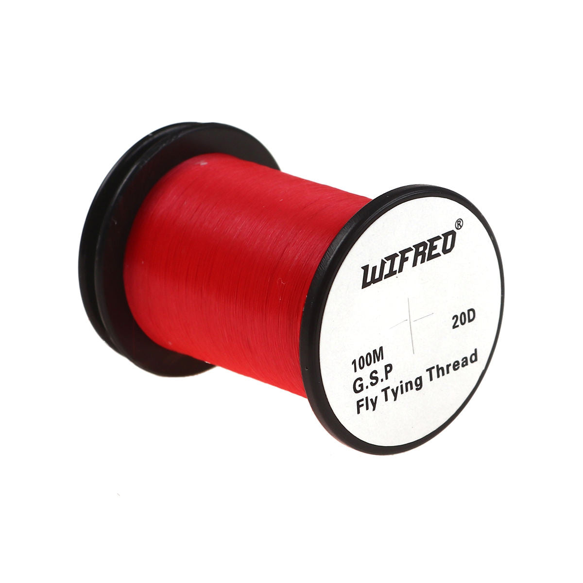 WIFREO 20D GSP fly tying thread in Red, 100m single spool
