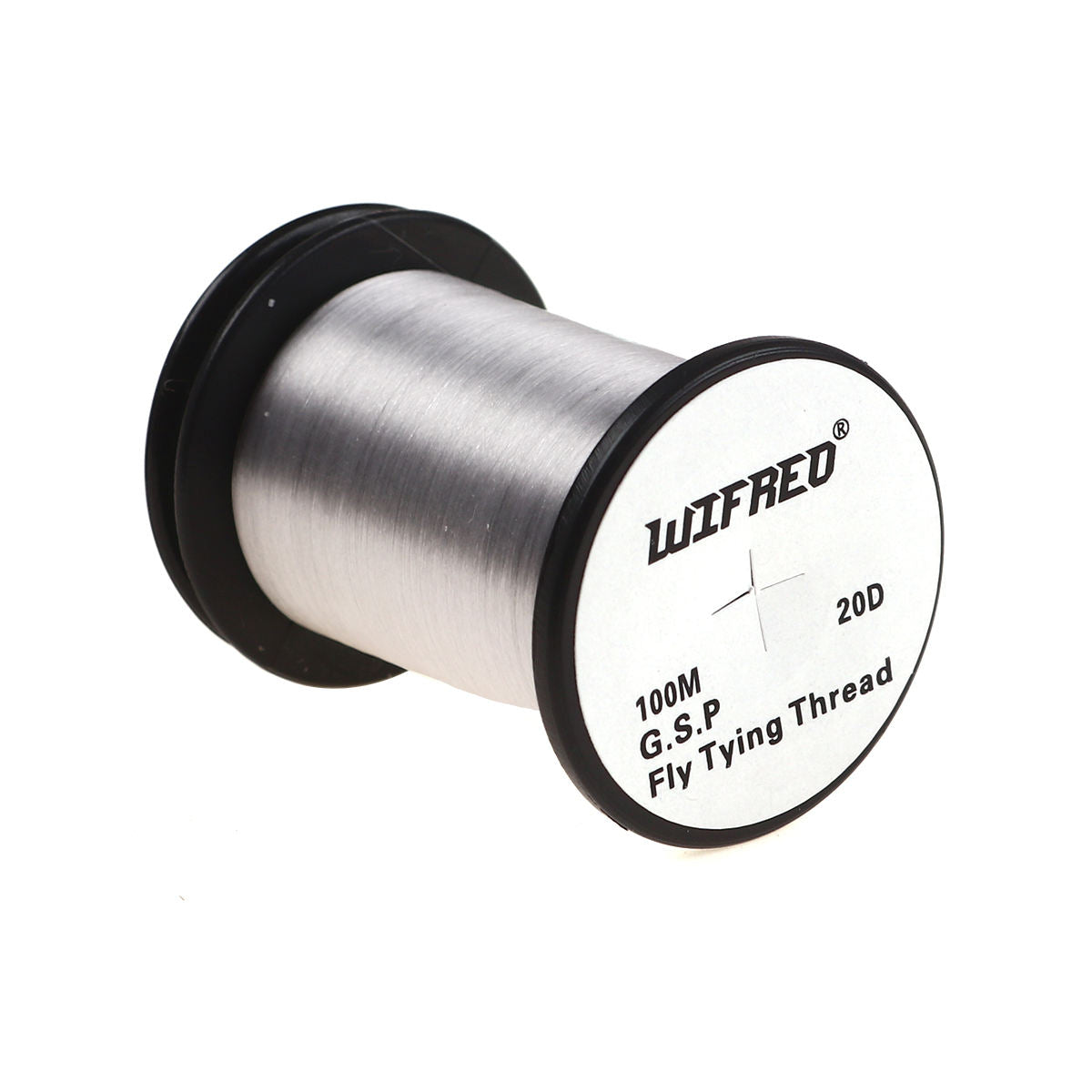 WIFREO 20D GSP fly tying thread in White, 100m single spool