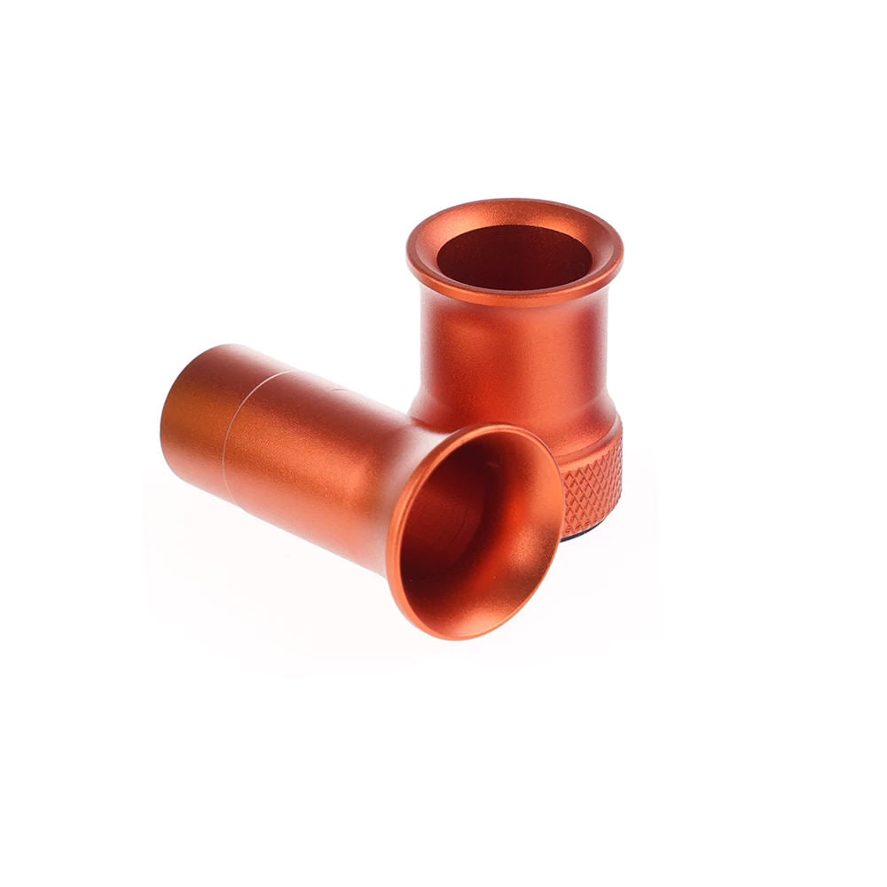 Orange WIFREO aluminum hair stacker with removable sleeve