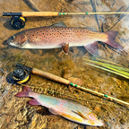 Wifreo X'Traveller fly rod used on the water; reel and line shown are not included